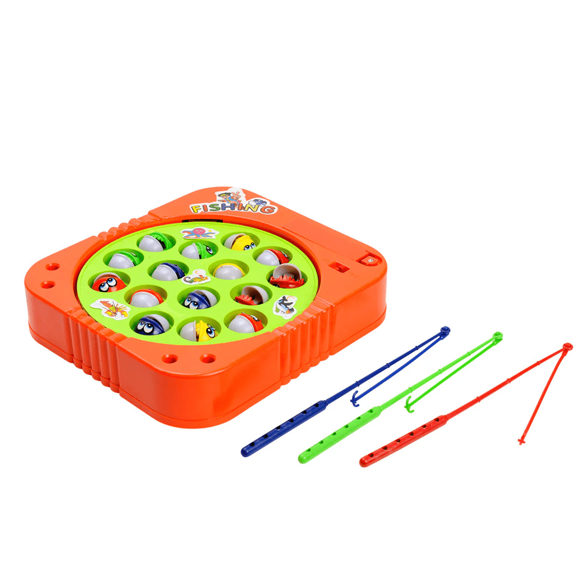 Battery-Operated Rotating Fishing Game Toy for Kids & Toddlers ( 15 Fish | AA8249)