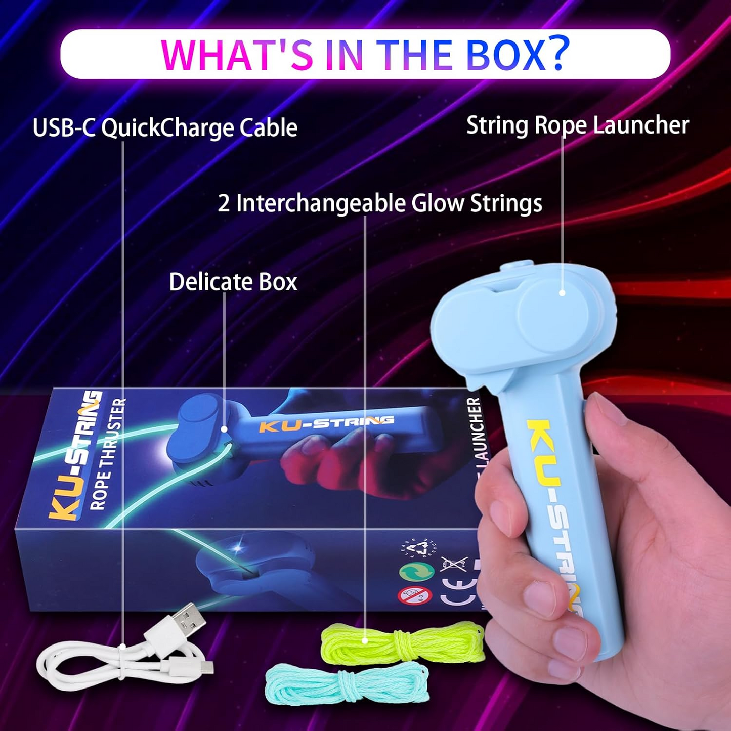 String launcher rope toy for kids - Toynix.pk