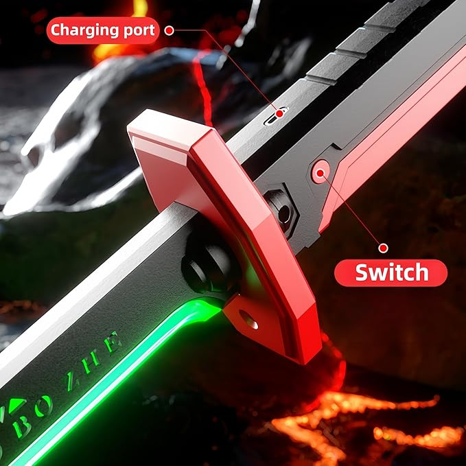 Color Flowing Spark Sword Toy with Smoke Effect (838-1)
