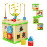 Wooden Activity Cube Board for Kids Hand and Eye Coordination (2025-1 )