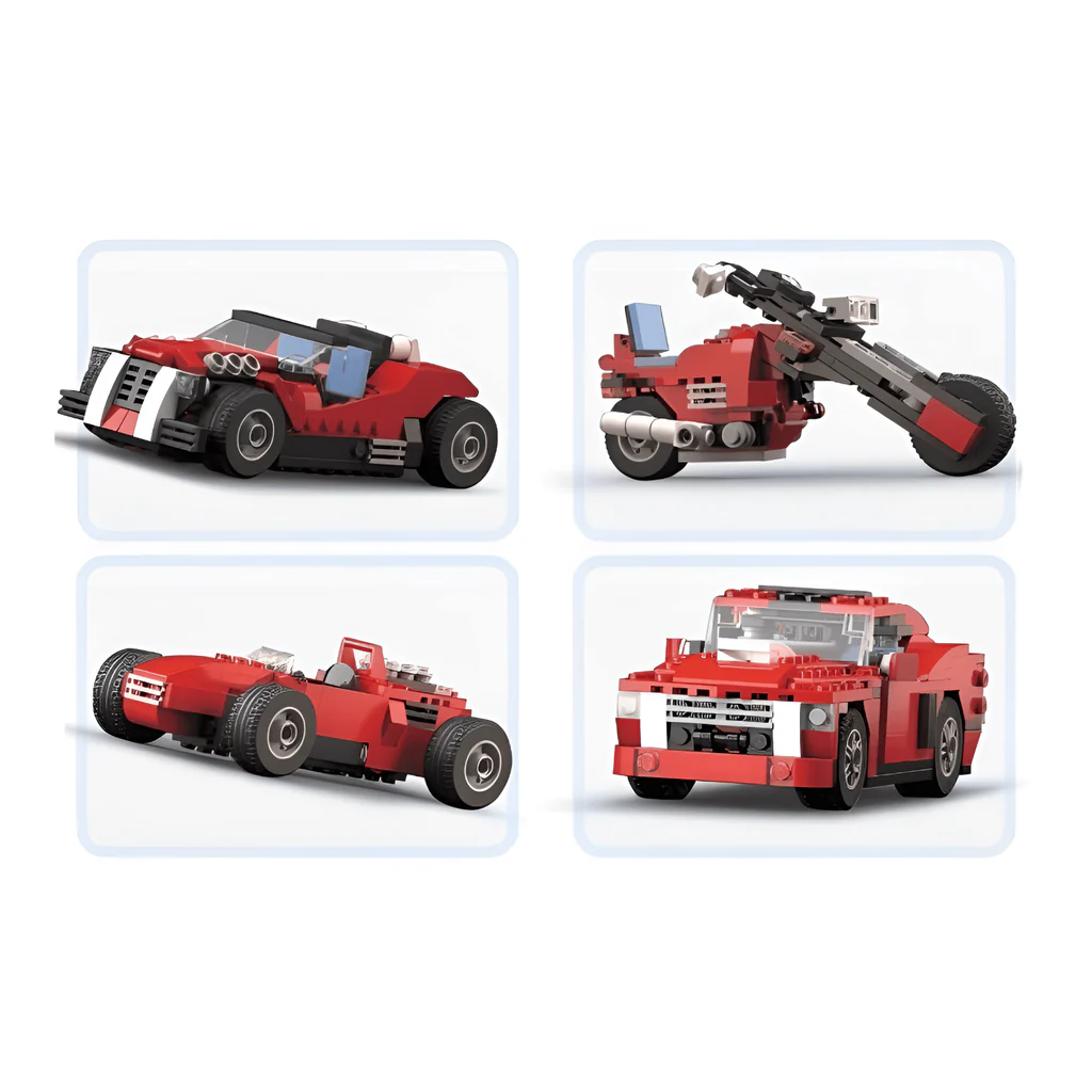 Architect Super Speedster Racing Car Blocks for Kids (278+ Pcs)