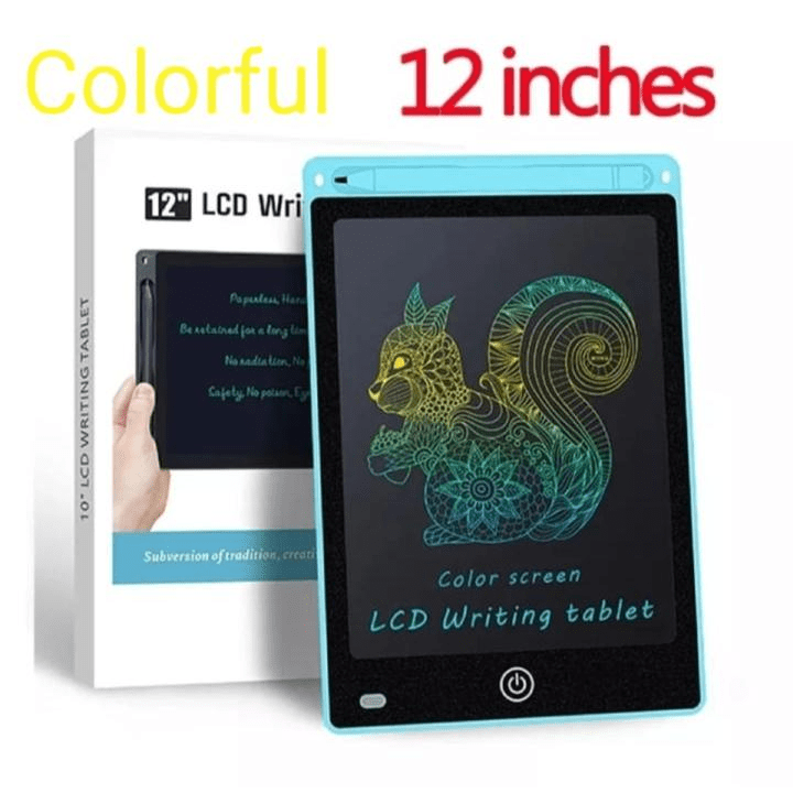 12" LCD Writing Tablet Multicolor Screen Writing Erasable Writing Board (1201C)