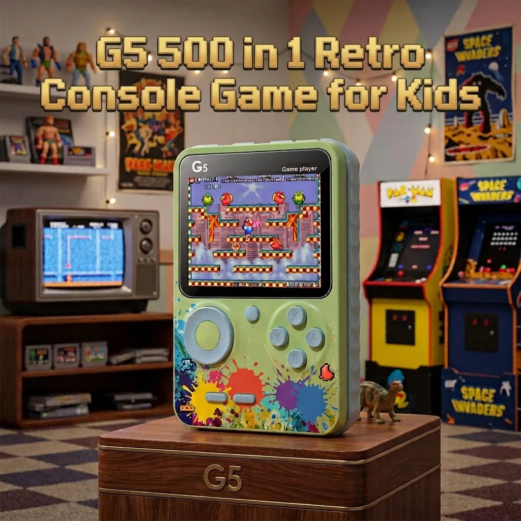 G5 500 in 1 Retro Console Game for Kids (G5)