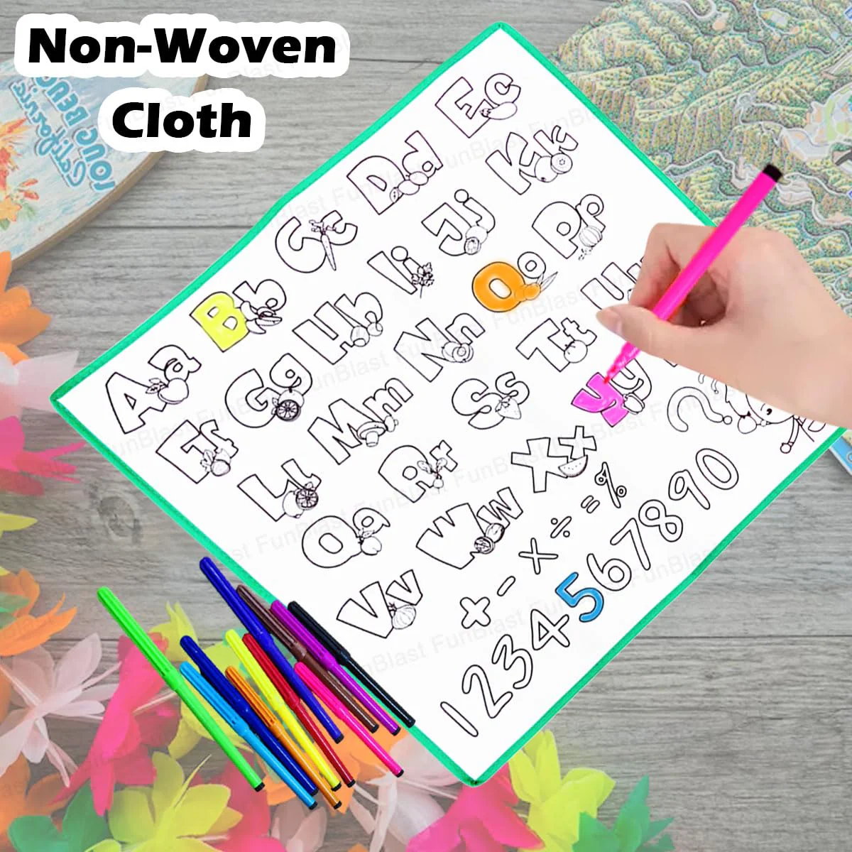 Drawing Mat Using Pattern DIY Reusable Drawing Mat for Kids – Mess-Free Art & Creative Play – Toynix