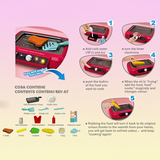 DIY Pretend Play Cooking Food Kitchen Toy Set for Kids (2A550)