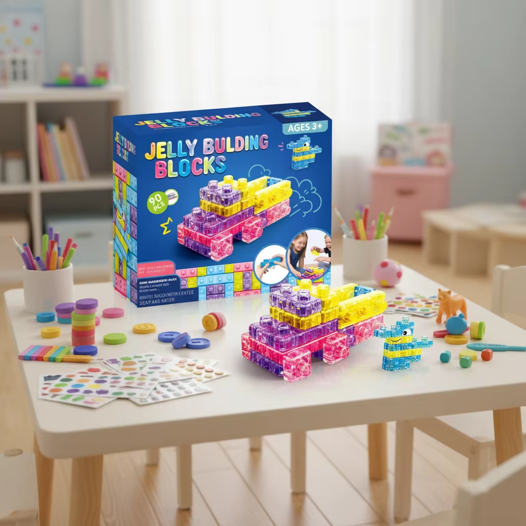 40PCS Transparent Jelly Building Blocks Set (GD2637)