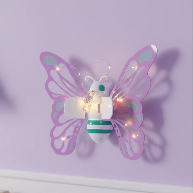 Electric Butterfly Flapping Bee Wings Toy for Kids (565)