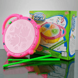 Musical Light Sound Flash Drum with Sticks (168-23)