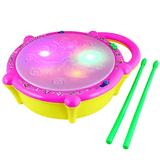 Musical Light Sound Flash Drum with Sticks (168-23)