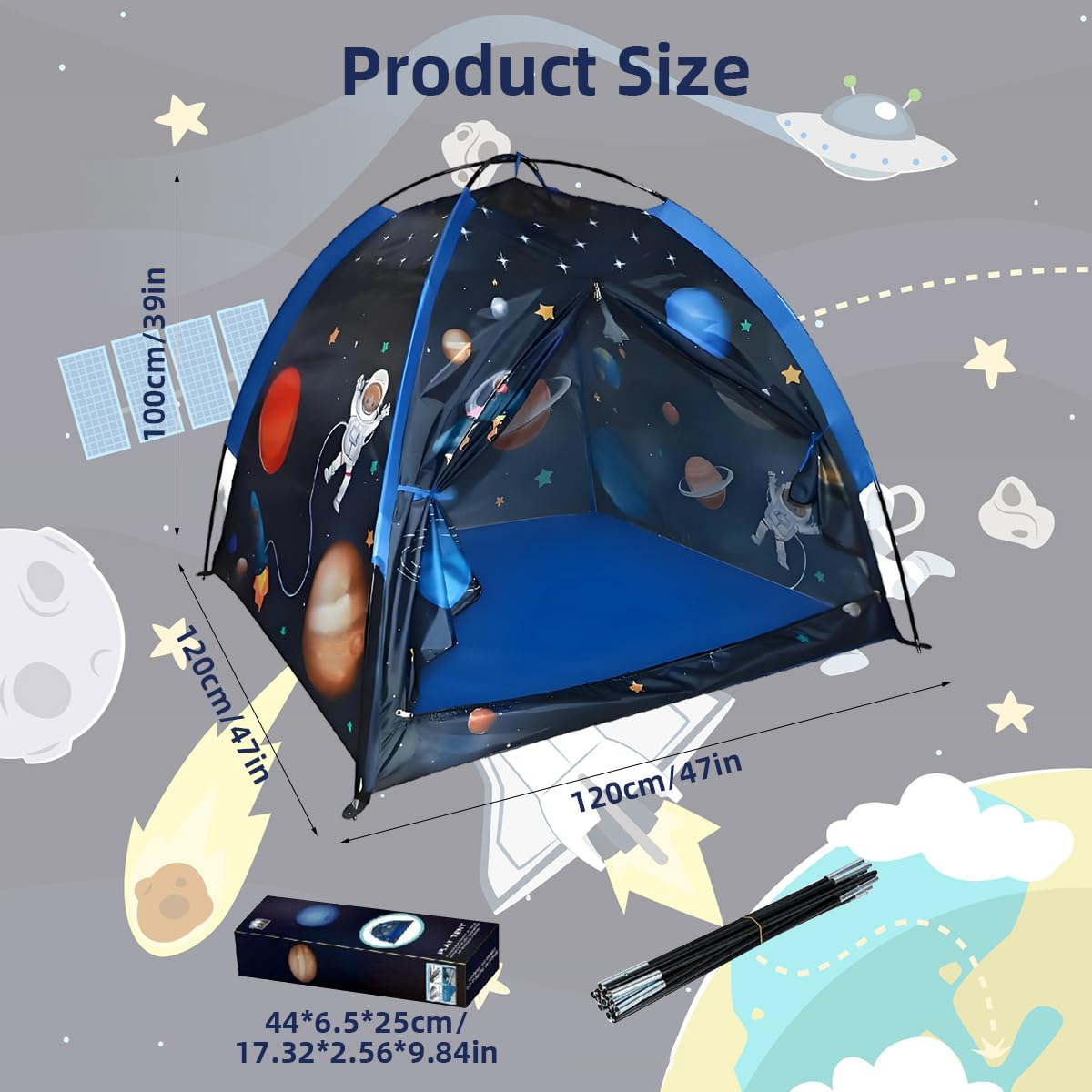 Space World Galaxy Indoor Play Tent House for Kids