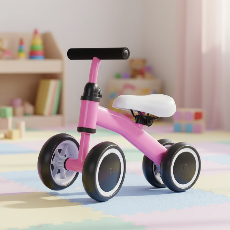 4 Wheel Baby Balance Bike For Toddler (XT-501)