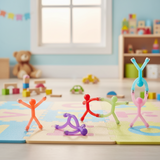 Mini Man Fridge Magnets For Kids (6 Pcs | 2026-8)
