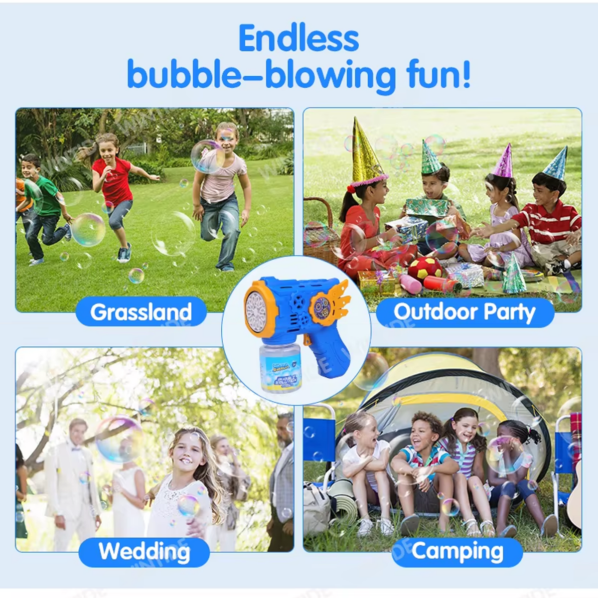 Automatic Bubble Maker Machine Toy for Kids (333-33)