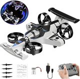 2-in-1 RC Drift Car & Flying Drone Toy for Kids