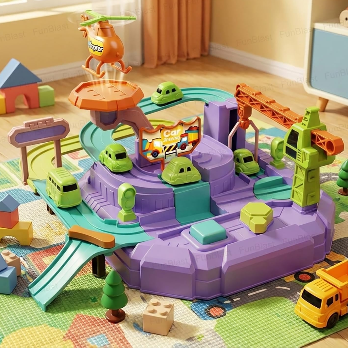 Urban Adventure Car Track Toy for Kids (268-10)