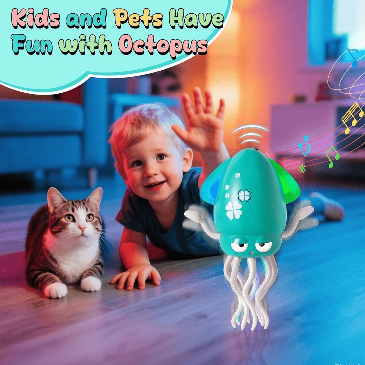 Electric Dancing Octopus Toy (158-21C)
