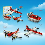 Architect 3-in-1 Fighter Jet, Boat & Airplane Building Blocks (241+ Pcs | 3111 )