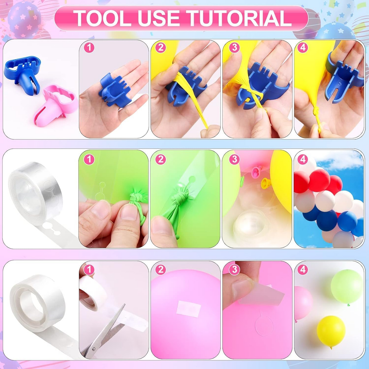 Electric Air Balloon Pump Set