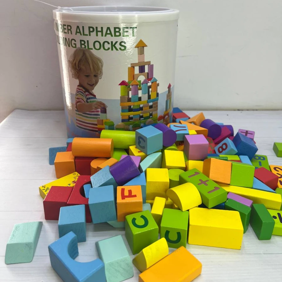 102 Pcs Number & Alphabet Building Blocks | 2025-6