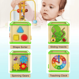 Wooden Activity Cube Board for Kids Hand and Eye Coordination (2025-1 )