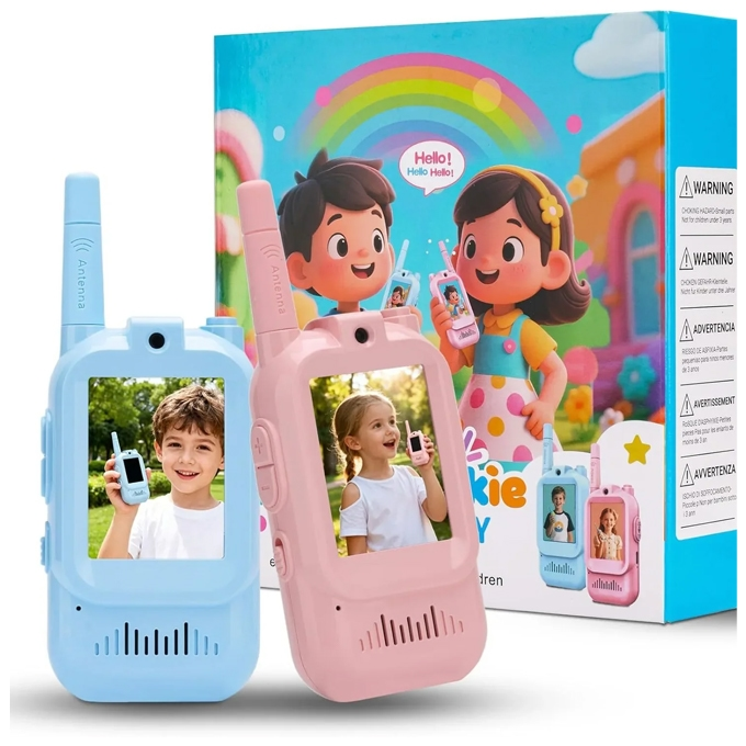 2Pcs Rechargeable Kids Video Walkie Talkie Set (K300)
