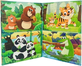 Creative Magnetic Puzzle Book for Kids (Fairy, Sea & Animal Themes)