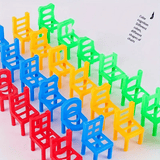 Stacking Chairs Balance Puzzle Battle Building Blocks Game (188D-60)