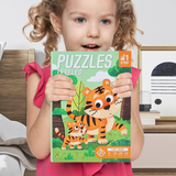 Creative Magnetic Puzzle Book for Kids (Fairy, Sea & Animal Themes)