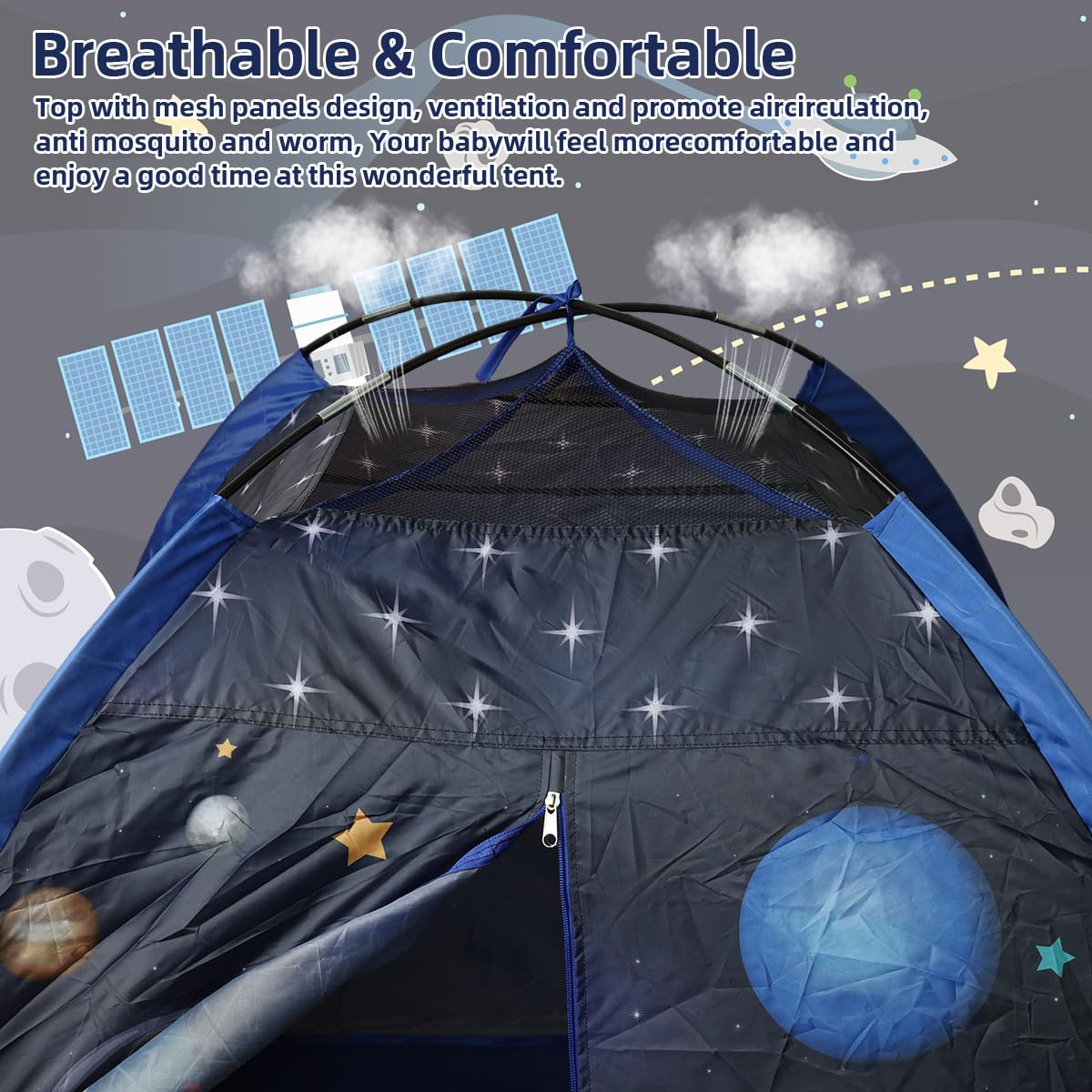 Space World Galaxy Indoor Play Tent House for Kids