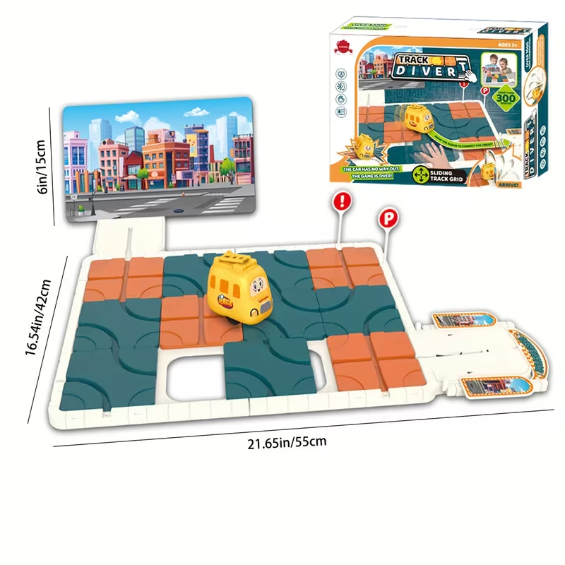 Fun Track Maze City Adventure Puzzle Game (3625)