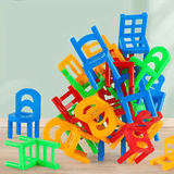 Stacking Chairs Balance Puzzle Battle Building Blocks Game (188D-60)
