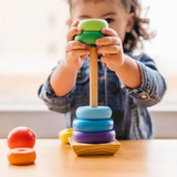 Wooden Stacking Rainbow Tower For Kids (2025-58)