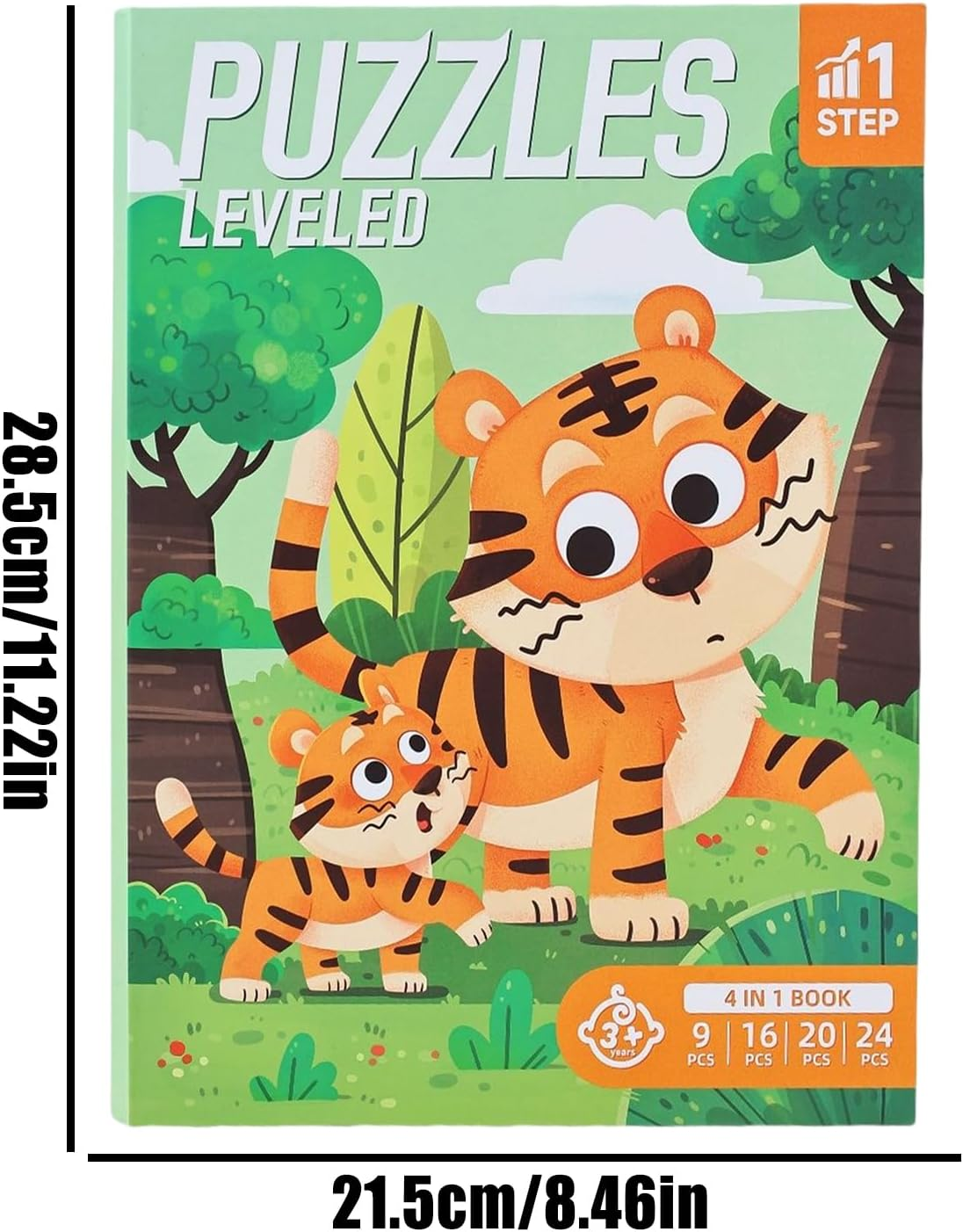 Creative Magnetic Puzzle Book for Kids (Fairy, Sea & Animal Themes)