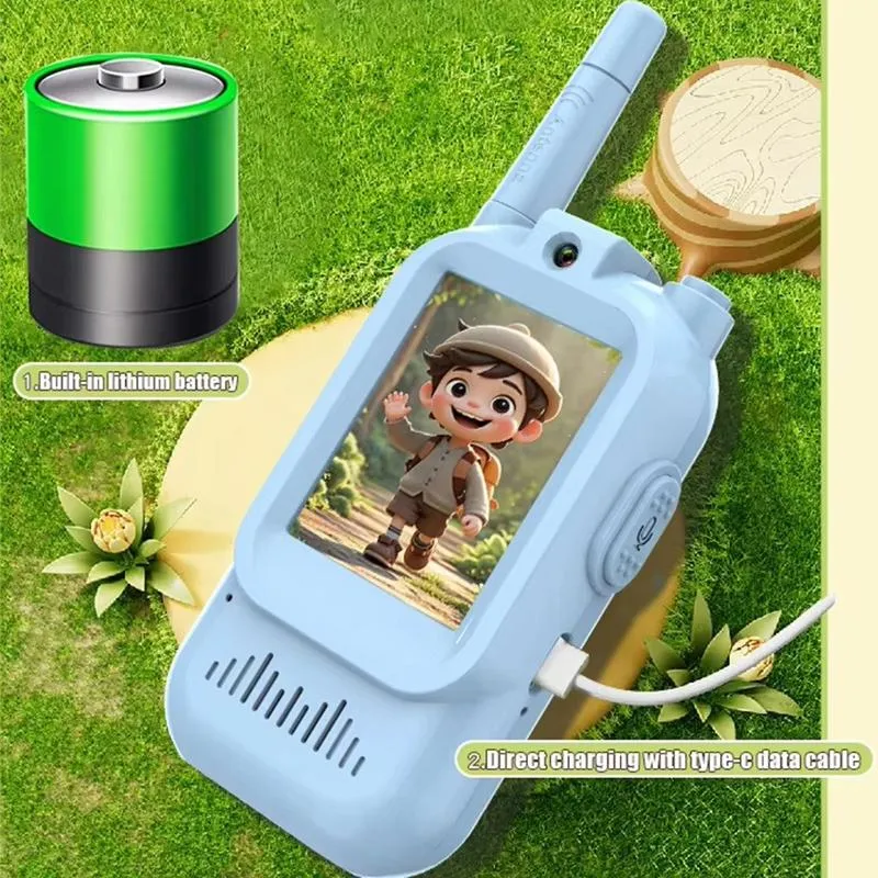 2Pcs Rechargeable Kids Video Walkie Talkie Set (K300)