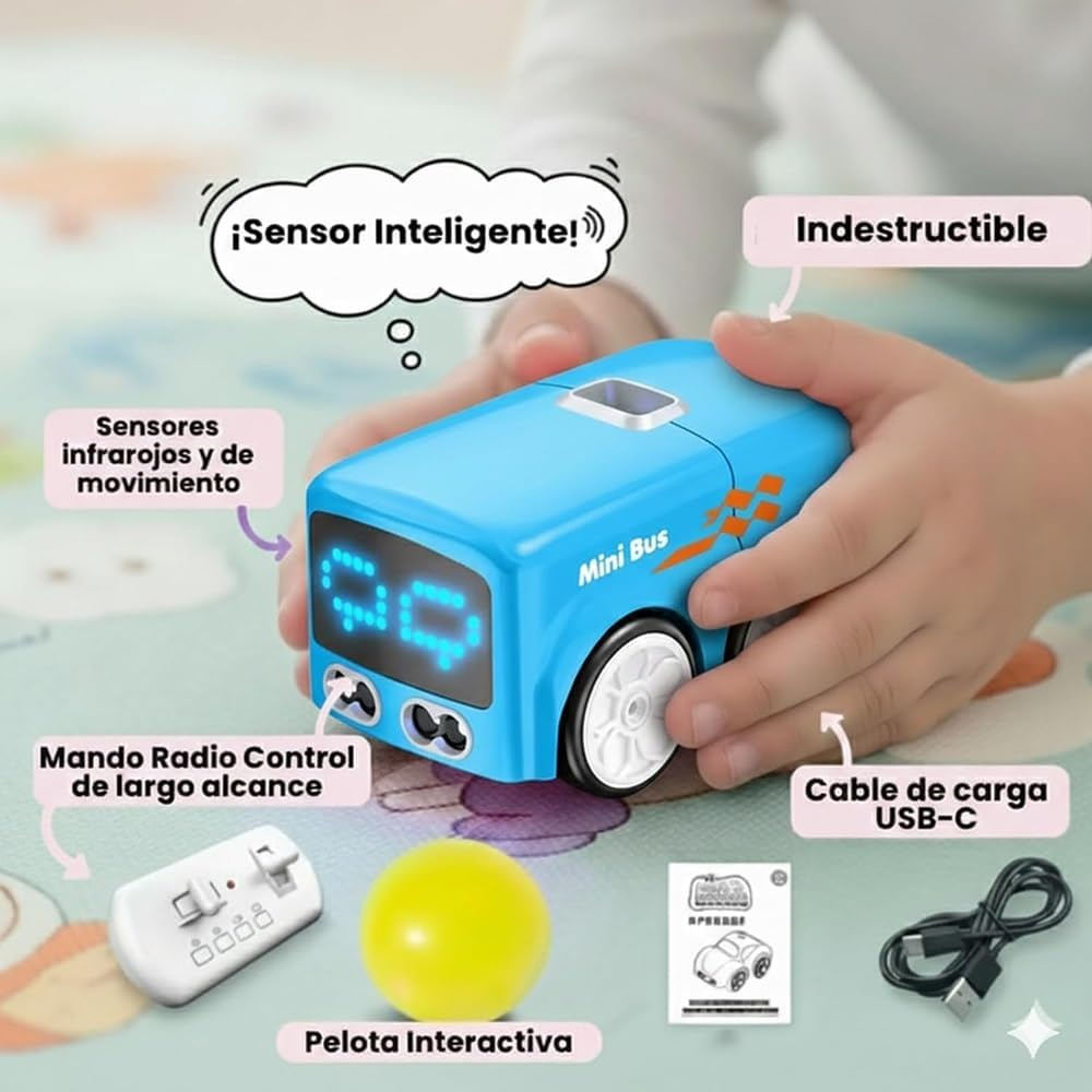 Magic Mini RC Induction Bus For Kids (073)
