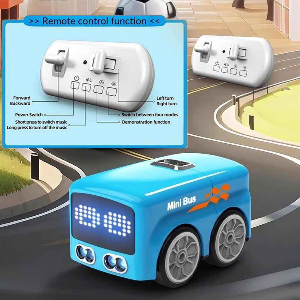 Magic Mini RC Induction Bus For Kids (073)