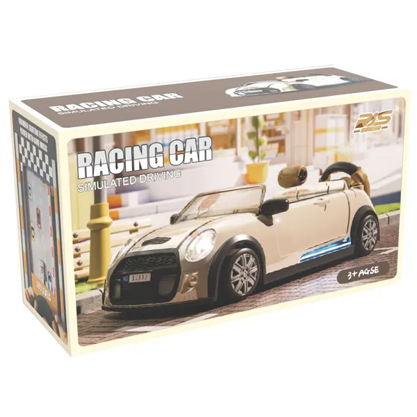Kids Racing Car Adventure Game Steering Wheel Toy with Lights & Driving Simulator (SJ803A)