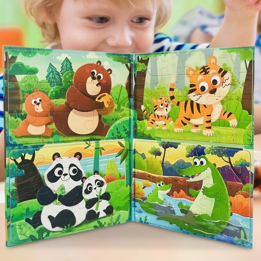Magnetic Puzzle Book for Kids - Toynix.pk