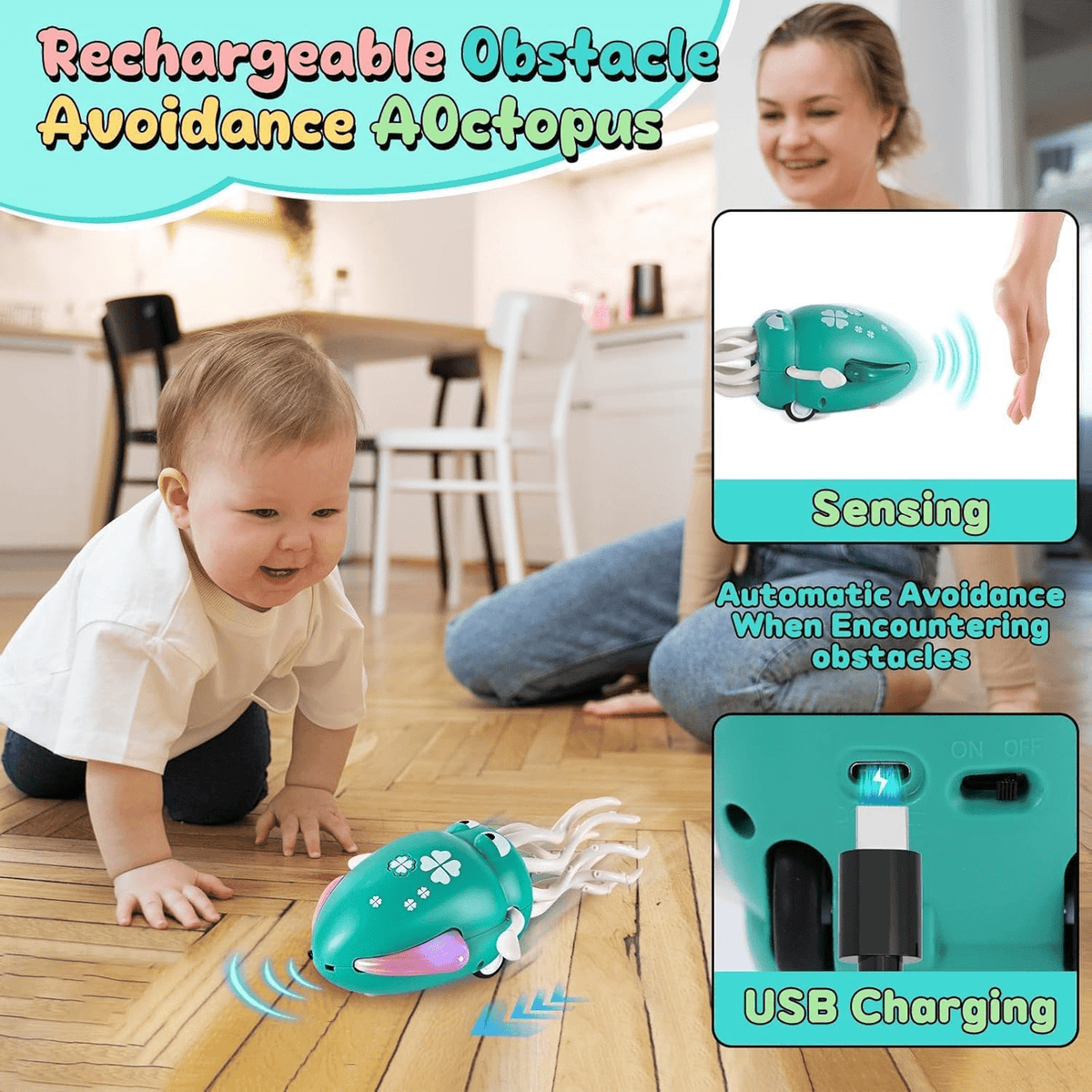 Electric Dancing Octopus Toy (158-21C)