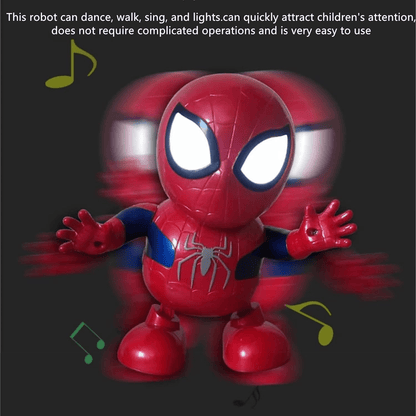 Dancing Spider - Man Toy with Lights & Music for Kids - Toynix