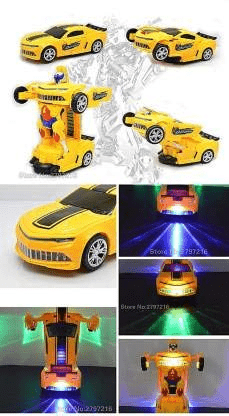 Transformer Robot Car Toy With Lights & Sound For Kids - Toynix