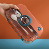 Two Compartment Bento Lunch Box (029-16)