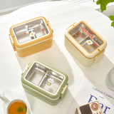 Double Layer Stainless Steel Kids Lunch Box (029-9)