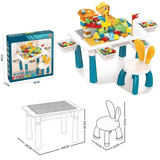 DIY Animal World Table Building Blocks For Kids - 102 Pcs