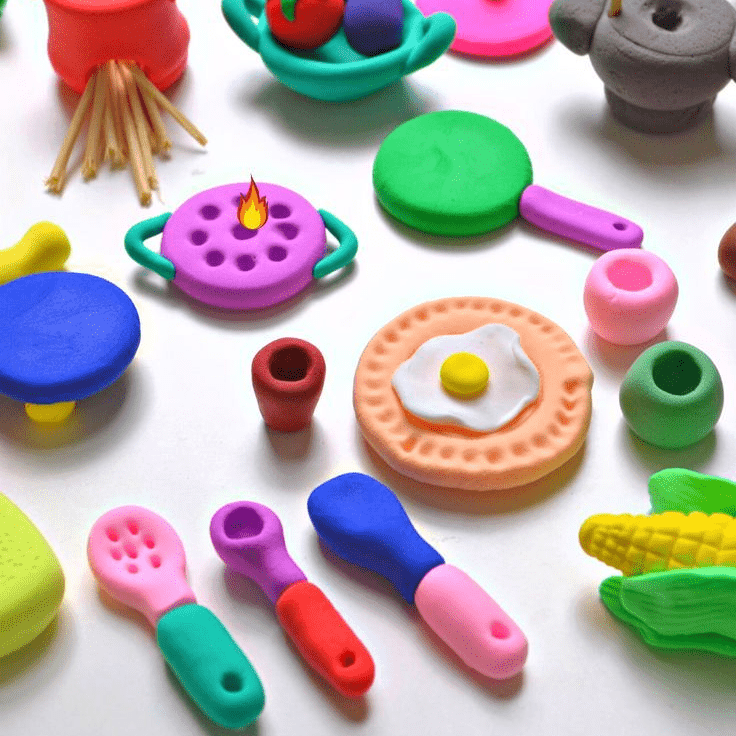 DIY Soft Creative Modelling Clay dough For Kids (Imported)
