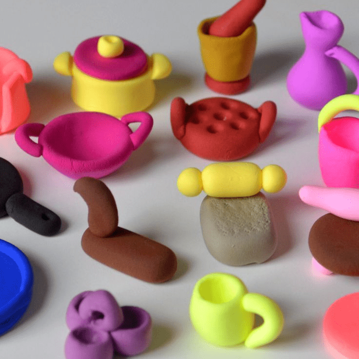DIY Soft Creative Modelling Clay dough For Kids (Imported)