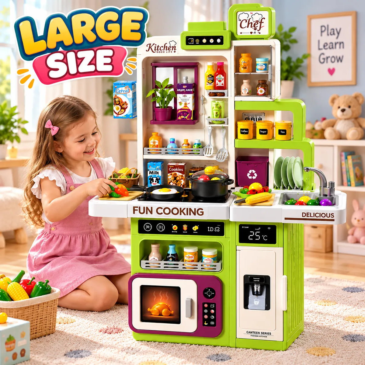 Kids Mini Kitchen Cooking Set (928A/938A)