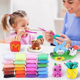 DIY Soft Creative Modelling Clay dough For Kids (Imported)