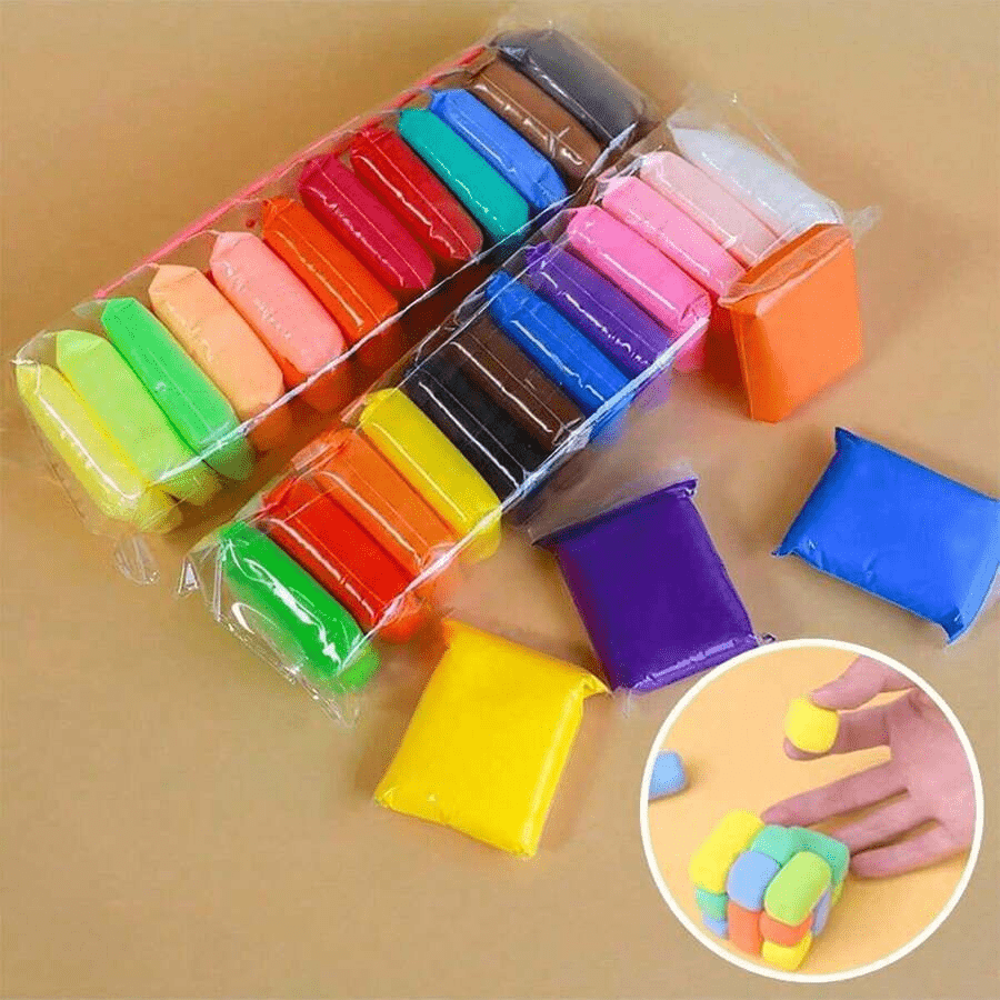 DIY Soft Creative Modelling Clay dough For Kids (Imported)