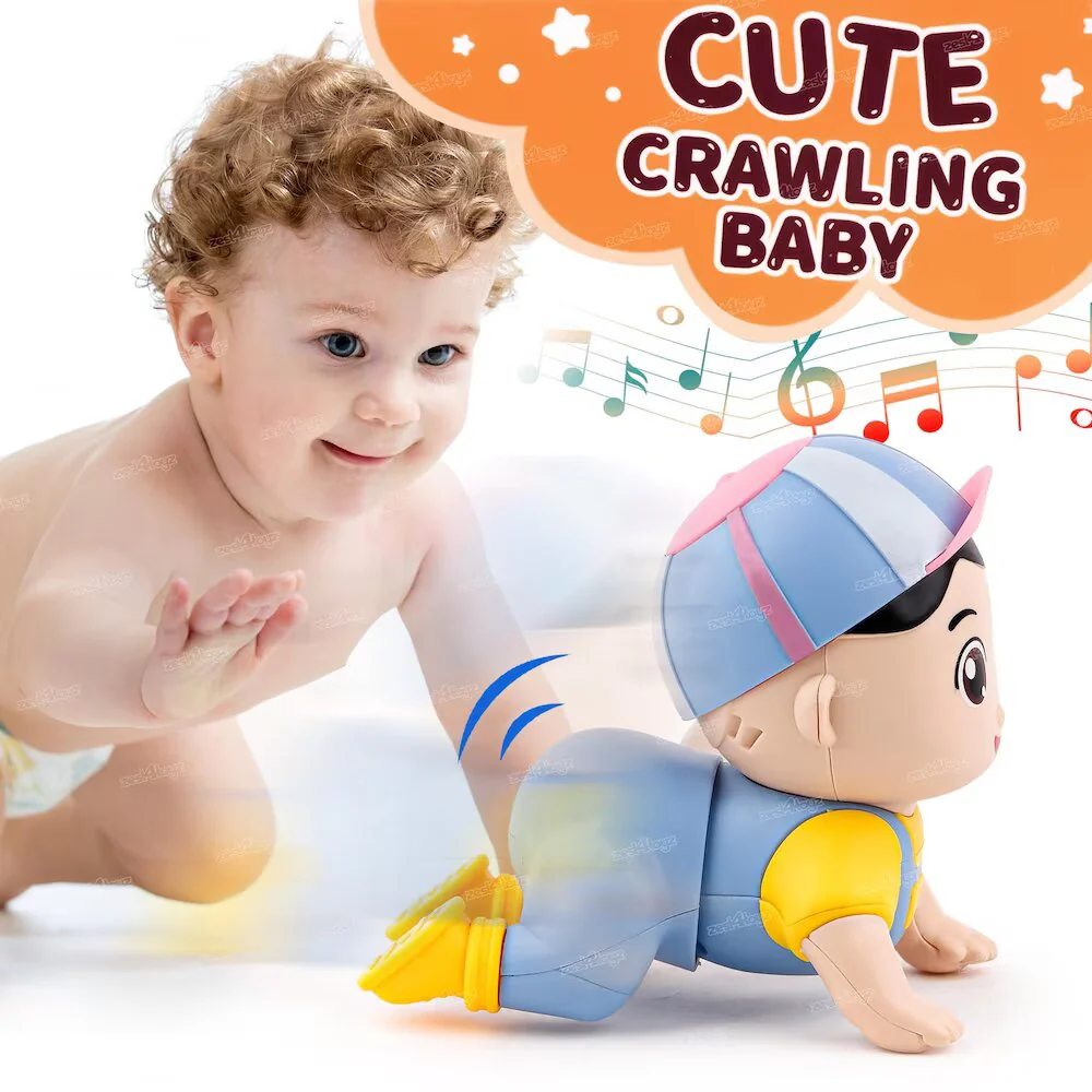 Electric Crawling Baby Toy With Music (6688-4)